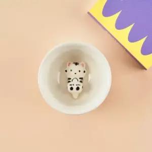 술잔 세라믹 사케잔 도자기 잔 집들이 선물 백호잔