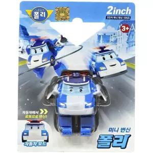 2인치 미니변신 로보카폴리 장난감 로봇 유아 폴리 유아장난감