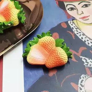 음식 모형 마그넷 딸기