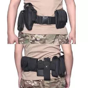 전술 허리벨트 안전요원 보안요원 경비벨트 다중포켓