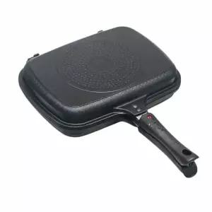 티타늄 생선구이팬 특대형 바베큐 후라이팬 양면 조리팬