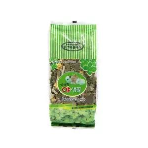 [셀러에이드]신선한야생꼴 토끼 기니피그 먹이 80g 건초류 어린토끼 간식 사료