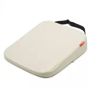 방석 차량용 키높이 쿠션 가죽 베이지 8cm