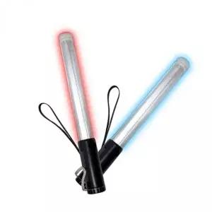 안전조끼 경광봉 LED 야광봉 적청 교차점멸