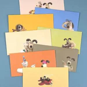 핑크풋 월레스와그로밋 캐릭터 현금 봉투 핑크 56매 감사 편지지