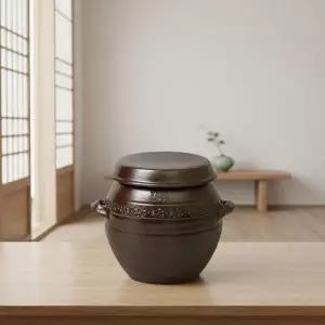 영암 현관 액운 방지 소금 단지 풍수 인테리어 장독 항아리 3호