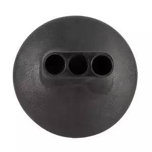 [셀러에이드]베이스 (NSO-R3B) 고무 축구용품 (블랙) 낫소 3홀