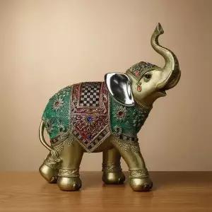 코끼리 오브제 인테리어 소품 재물운 풍수지리 장식품 개업 집들이