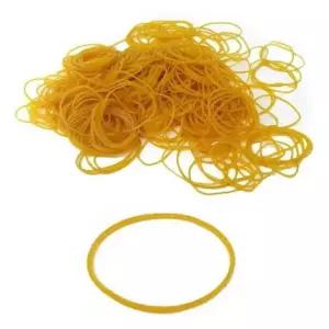 고무밴드 B노란고무줄 약간굵은노랑고무줄 70x1.5mm 300g벌크