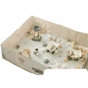 대형 모래놀이터 야외놀이 키즈 샌드 정원 울타리