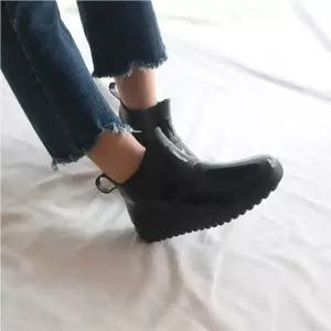 패션 키높이 첼시 주방 장화 작업 워커 여성슈즈 양말 앵클 [m605D35]