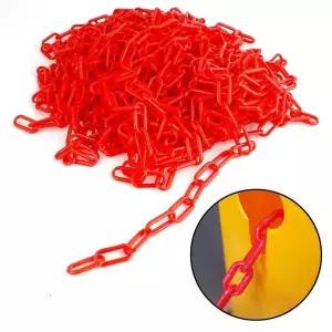 안전 표지판 플라스틱 체인 안내 표시 안전줄 작업