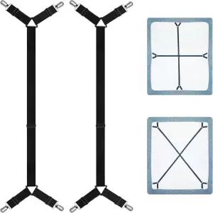 레이투어 시트 키퍼 스트랩 침대 홀더 코너 스테이 서스펜션 클립 장착 가터스 패스너 매트리스 클램프
