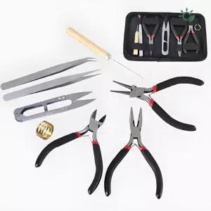 공예 도구 비즈 공구 DIY 액세서리 팔찌 귀걸이 키링 만들기 8종 세트