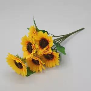 꽃다발 성묘조화 인테리어 촬영소품 해바라기 조화