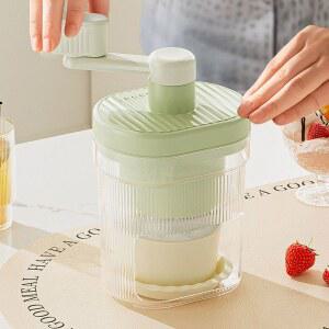 제빙기 빙수기 스무디 갈이기 가정용 아이스 눈꽃빙수 제조기 얼음 메이커 핸들식 회전