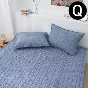 (네이비) 밴딩 패드 (퀸 해피니 Q) 소프트마이크로 엘레나