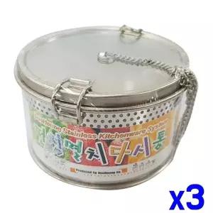 TBZ 스텐 육수통 10x13cm x3개 다시백 육수망 우림망