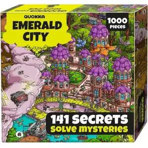 QUOKKA 성인용 1000피스 퍼즐 ― 판타지 성인 퍼즐 비밀 작업 및 동화 오디오 스토리 챌린지 퍼즐