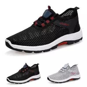 여름 커플 슈즈 경량 운동화 통풍 신발 망사 아쿠아fgh750