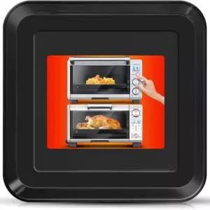 브레빌 컴팩트 스마트 오븐용 10인치 베이킹 팬 식품 등급 논스틱 토스터 교체 부품 액세서리 미니 호환