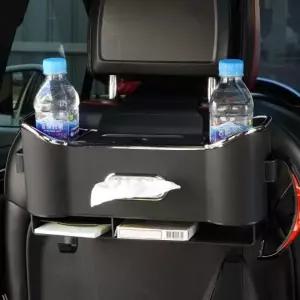 차량용 수납함 컵홀더 뒷좌석 멀티 후크 블랙