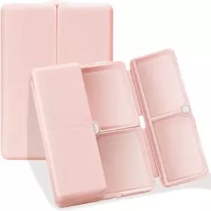 참고로 데일리 알약 정리함 7칸 휴대용 케이스 여행용 접이식 디자인 비타민 대구 간유 보충제 및 약물을