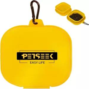 고양이나 개를 위한 여행용 트윈 펫 볼 음식과 물 공급을 접이식 실리콘 휴대용 하이킹