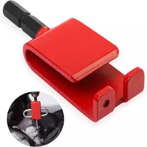 Eskimo Auger와 호환되는 TOSRWGLL 43416 앵커 설치 어댑터 얼음 낚시 쉼터 텐트 드릴 빨간 액세서리