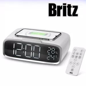 브리츠 BZ-Q230K / 스마트폰 유선 무선 충전기 알람시계 블루투스 스피커