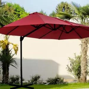 캠핑 특대형 정원 카페 그늘막 파라솔 물통 각도조절 폴딩 세트