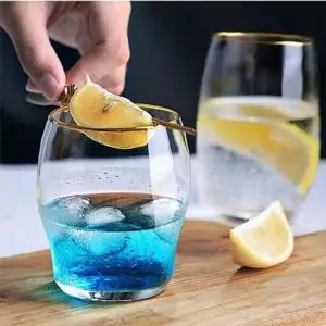 유리컵 530ml 카페 커피 유리잔 투명 홈카페 컵