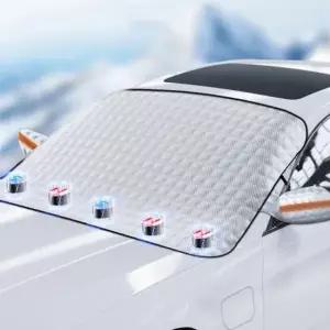 자동차 앞유리 햇빛가리개 성에 방지 커버 자석 고정