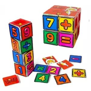 코코몽 아로미 자석 숫자 큐브 블록 8pcs NRR