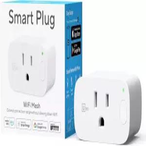 UTEC 스마트 플러그 Wi-Fi 메시 콘센트 알렉사 구글 홈 및 IFTTT와 호환되는 15A 초효율 허브 필요 없음