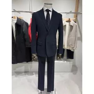 지이크 26 S/S 봄 여름 가을용 다크 네이비 스판 정장 (PM2087)