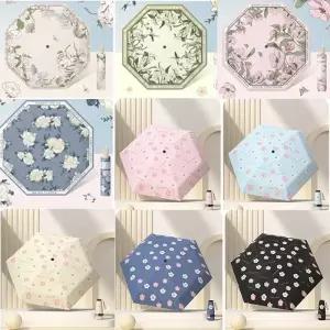 플로럴 5단 3단 초경량 양우산 자외선차단 방수