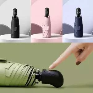 자동 개폐 5단 우양산 원터치비 우산는 오 날 필수 아이템 자외선 차단 휴대용 미니