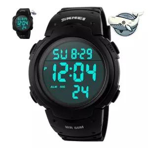 대형 화면 노인용 효도 디지털 손목 시계