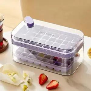 아이스몰드 64구 원터치 아이스트레이(E타입) (퍼플) 얼음틀 7day