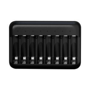 1.5v AA AAA 리튬 이온 충전지용 LED 표시 등이 있는 1.5v 배터리 충전기 스마트 충전기 4/8 슬롯