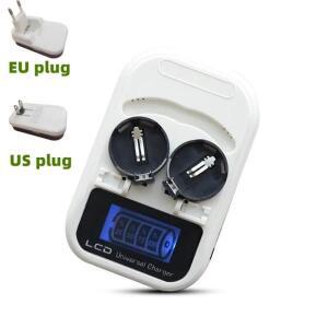 LIR2016 용 LCD 버튼 배터리 충전기 2025 2032 ML2016 2025 2032 코인 셀 배터리 USB 다기능 충전 용품