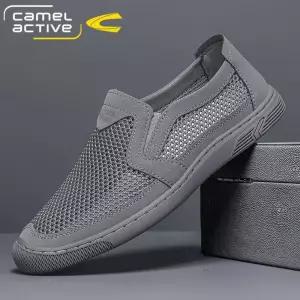 남자신발 여름 야외 미끄럼방지 내마모성 에어메쉬 스니커즈 산책화 심쿵