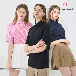 [푸마골프] 스판 반팔 카라셔츠 여성 3컬러 택1
