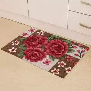 ( )장미 다용도 매트 발매트 중48x80cm