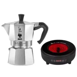 BIALETTI Moka Elettrika 용량 드립 선물 홈카페 집들이 2잔 에스프레소 커피 가구 1인 신혼 메이커