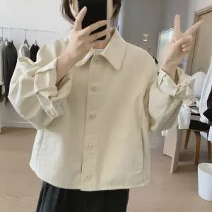 여성코트 래글런 코트 가을 루즈핏 면 카고 상의 심쿵해외구매