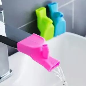 POIPOI 수도꼭지 연장 연결 양치 세안 실리콘 어댑터 남녀노소 어린이 호기심 양치 세안 놀이