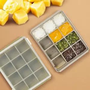 이유식큐브12구 2P 실리콘트레이 보관용기 반찬통세트 이유식준비물