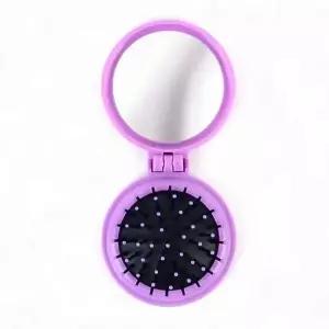 브러쉬 머리빗 접이식 휴대용 빗거울세트